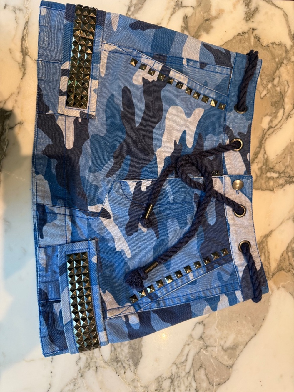 Ramy Brook Blue Camo Mini